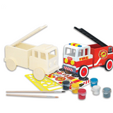 Paint Your Own Fire Truck - Denny's