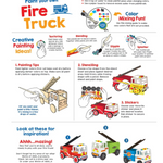Paint Your Own Fire Truck - Denny's