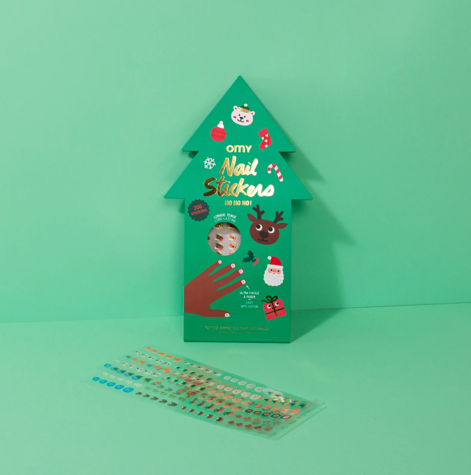 Ho Ho Ho Nail Stickers - Denny's