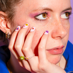 Flower Nail Stickers - Denny's