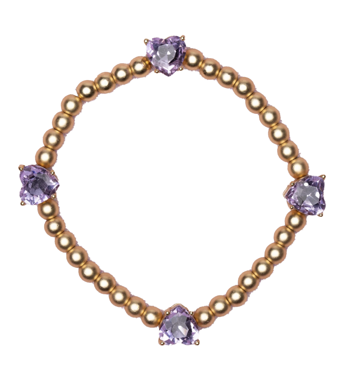 Chic Amethyst Love Bracelet - Denny's