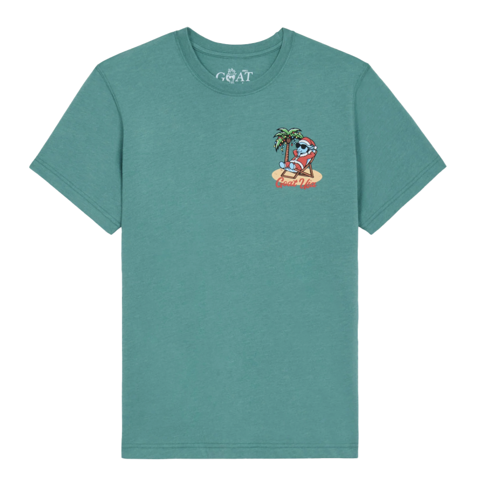 Cheerful Chillin Santa Tee - Denny's