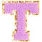 T Varsity Chenille Letter Sticker Patch - Denny's