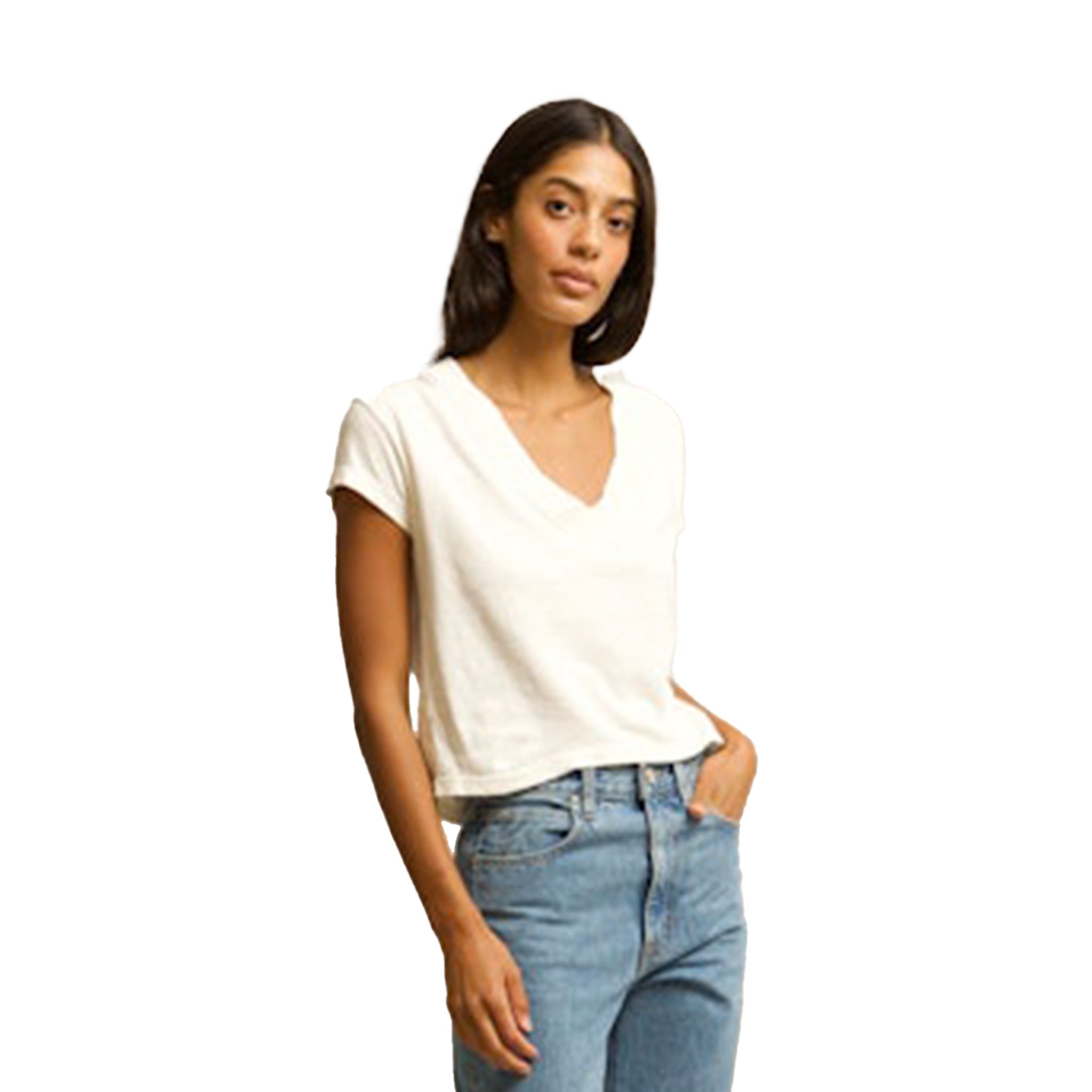 Alanis Recycled V-Neck - Denny's