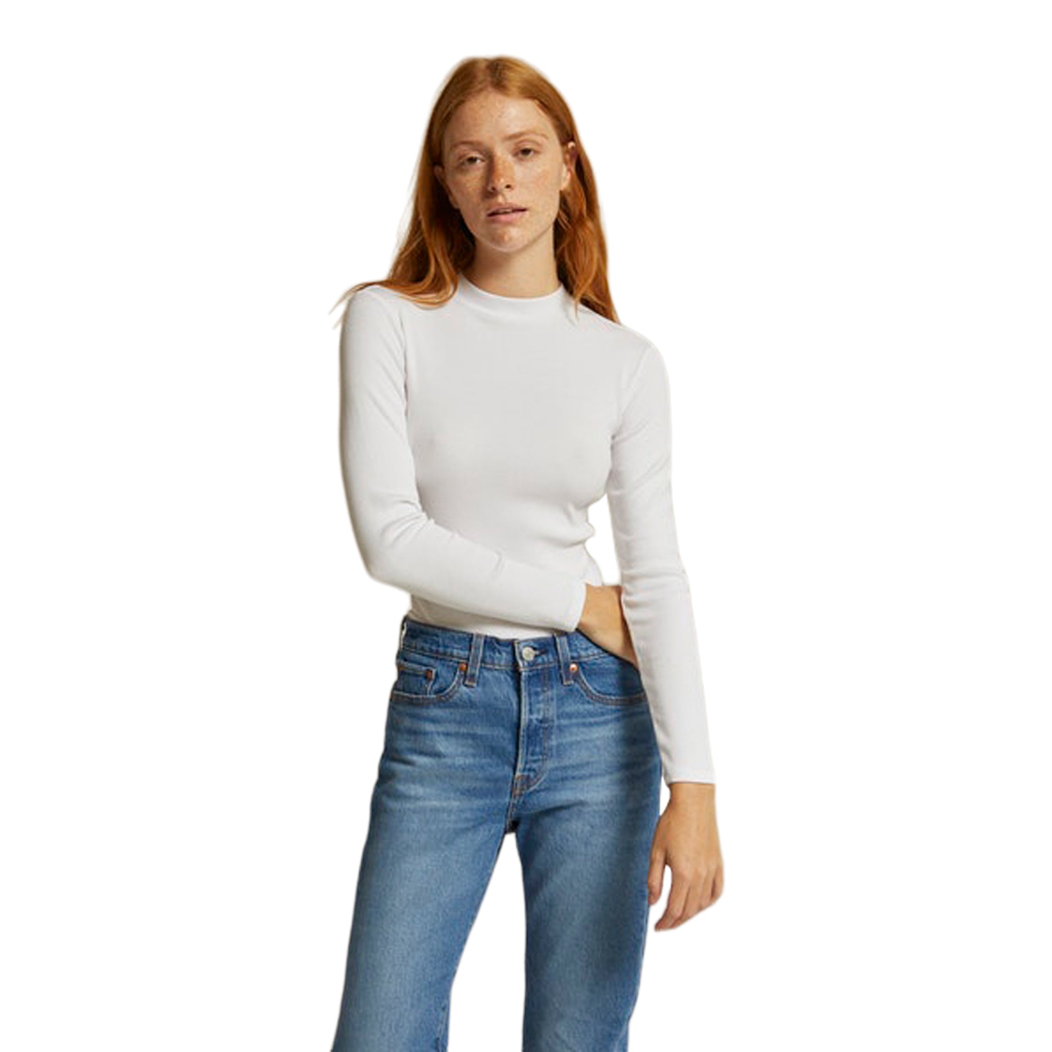 Lauryn Mock Neck Long Sleeve - Denny's