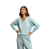 Sinead Relaxed French Terry V-Neck - Denny's