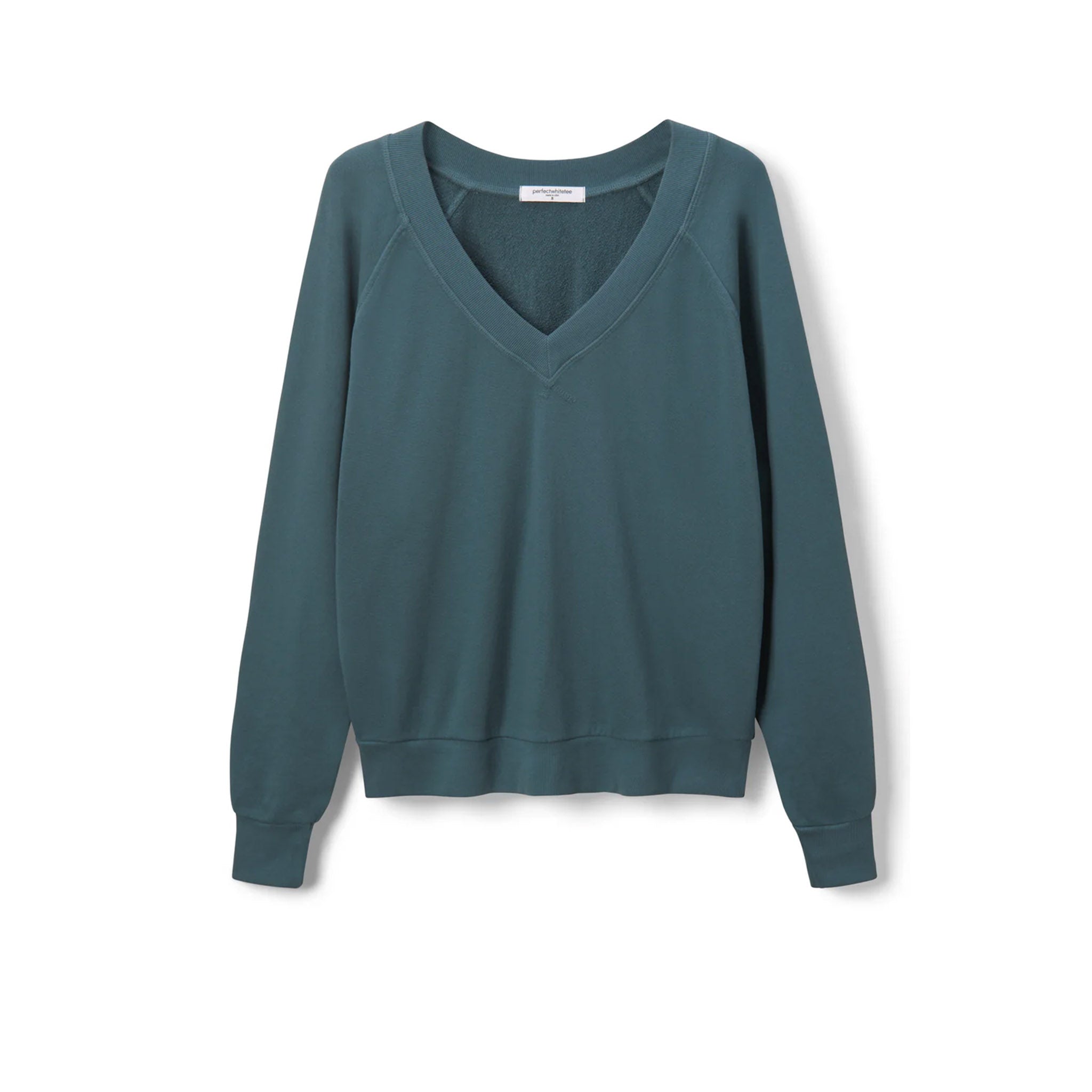SInead Relaxed French Terry V-Neck - Denny's