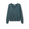 SInead Relaxed French Terry V-Neck - Denny's