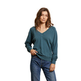 SInead Relaxed French Terry V-Neck - Denny's