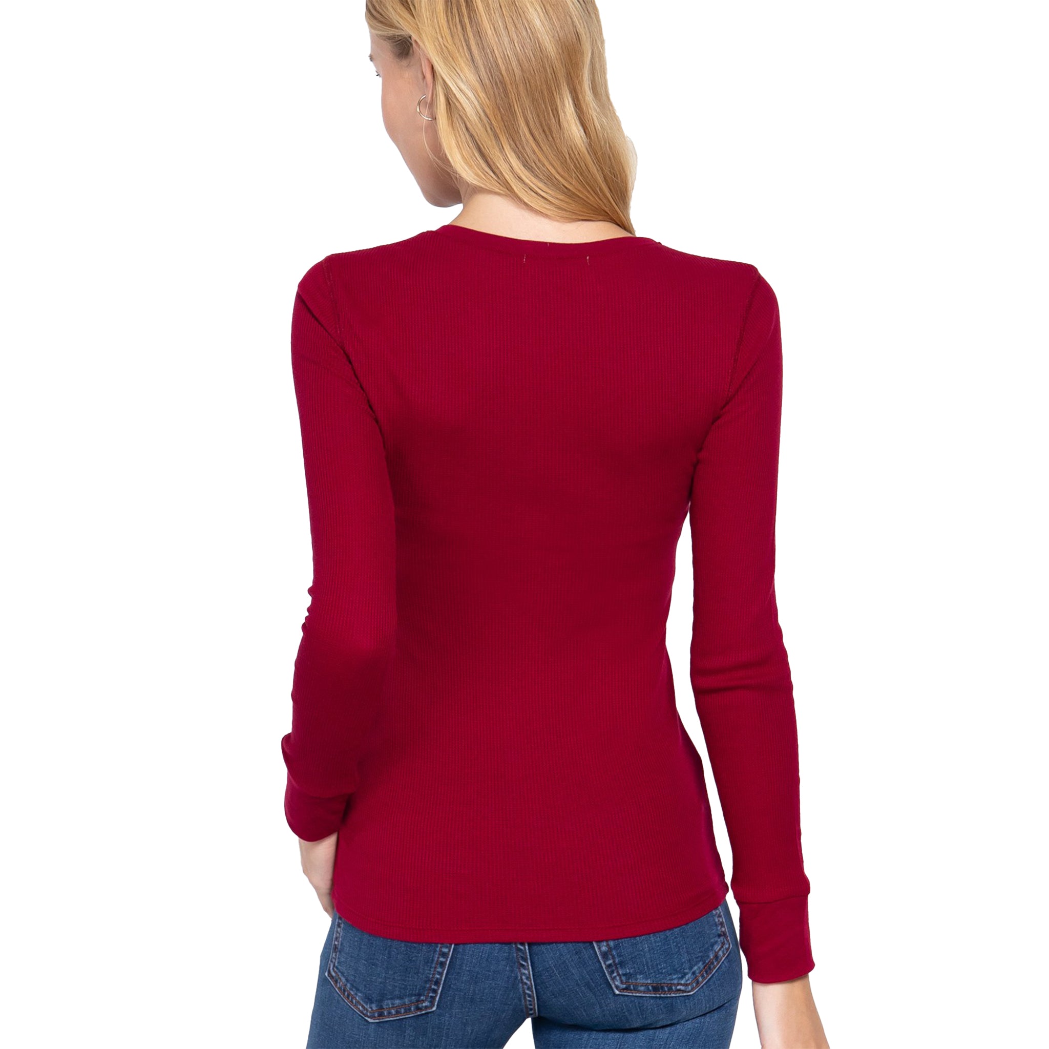 Long Sleeve Thermal Henley - Denny's