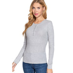 Long Sleeve Thermal Henley - Denny's