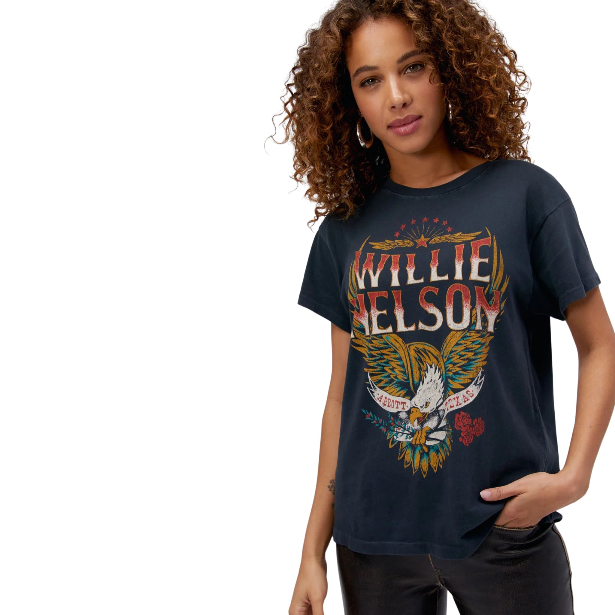 Willie Nelson Abott Texas Tour Tee - Denny's