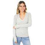 Viola V-Neck Long Sleeve - Denny's