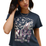 Kiss Destroyer Tour 76 Shrunken Tee - Denny's