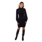 Balloon Sleeve Sweater Dress - Denny's