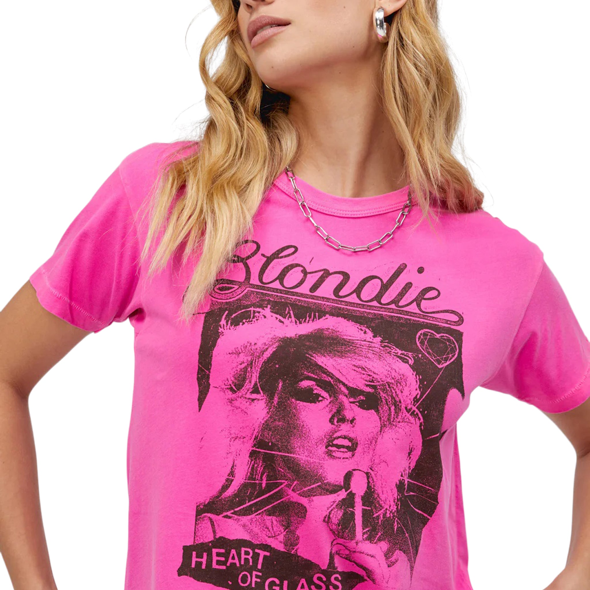 Blondie Heart Of Glass Ringer Tee - Denny's