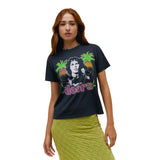 The Doors Twin Palms Ringer Tee - Denny's