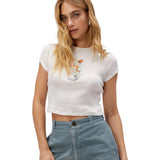 Dream Life Away Pointelle Tee - Denny's