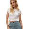 Dream Life Away Pointelle Tee - Denny's