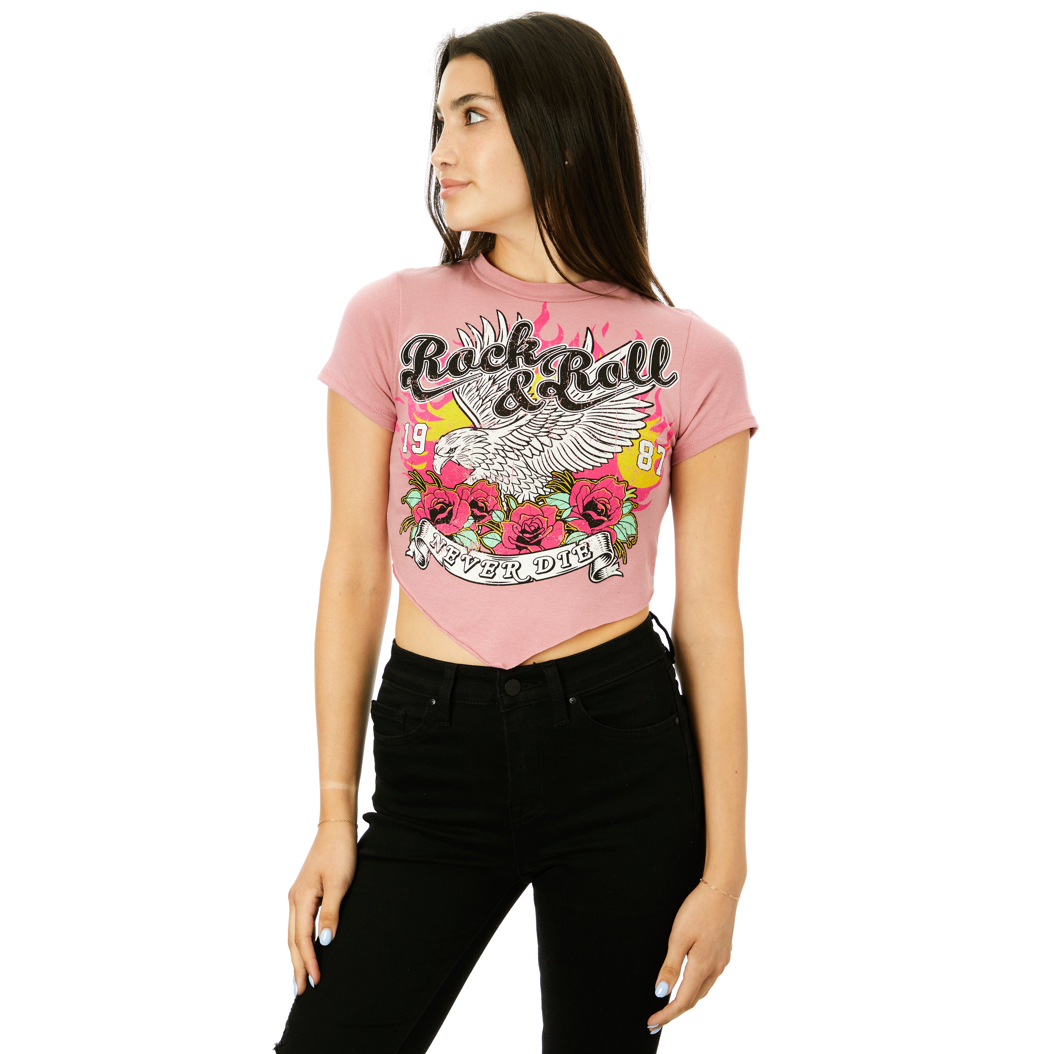 Rock N Roll Roses Tee - Denny's