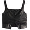 Pleather Vest - Denny's