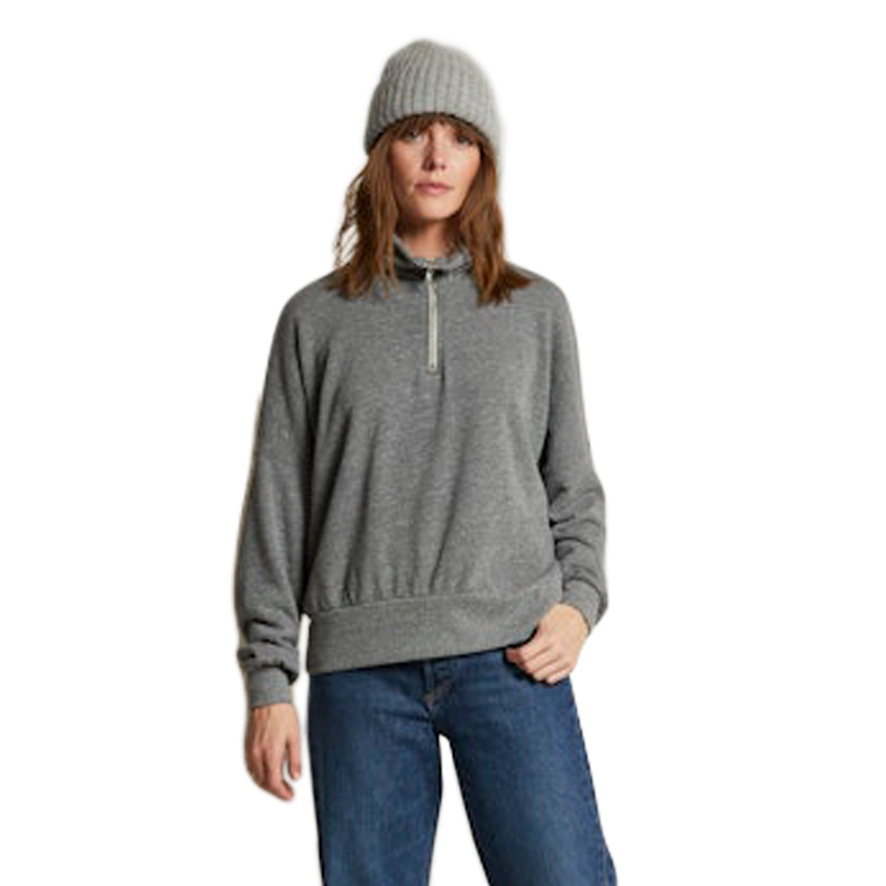 Drake Luxe Fluff Fleece Half Zip - Denny's