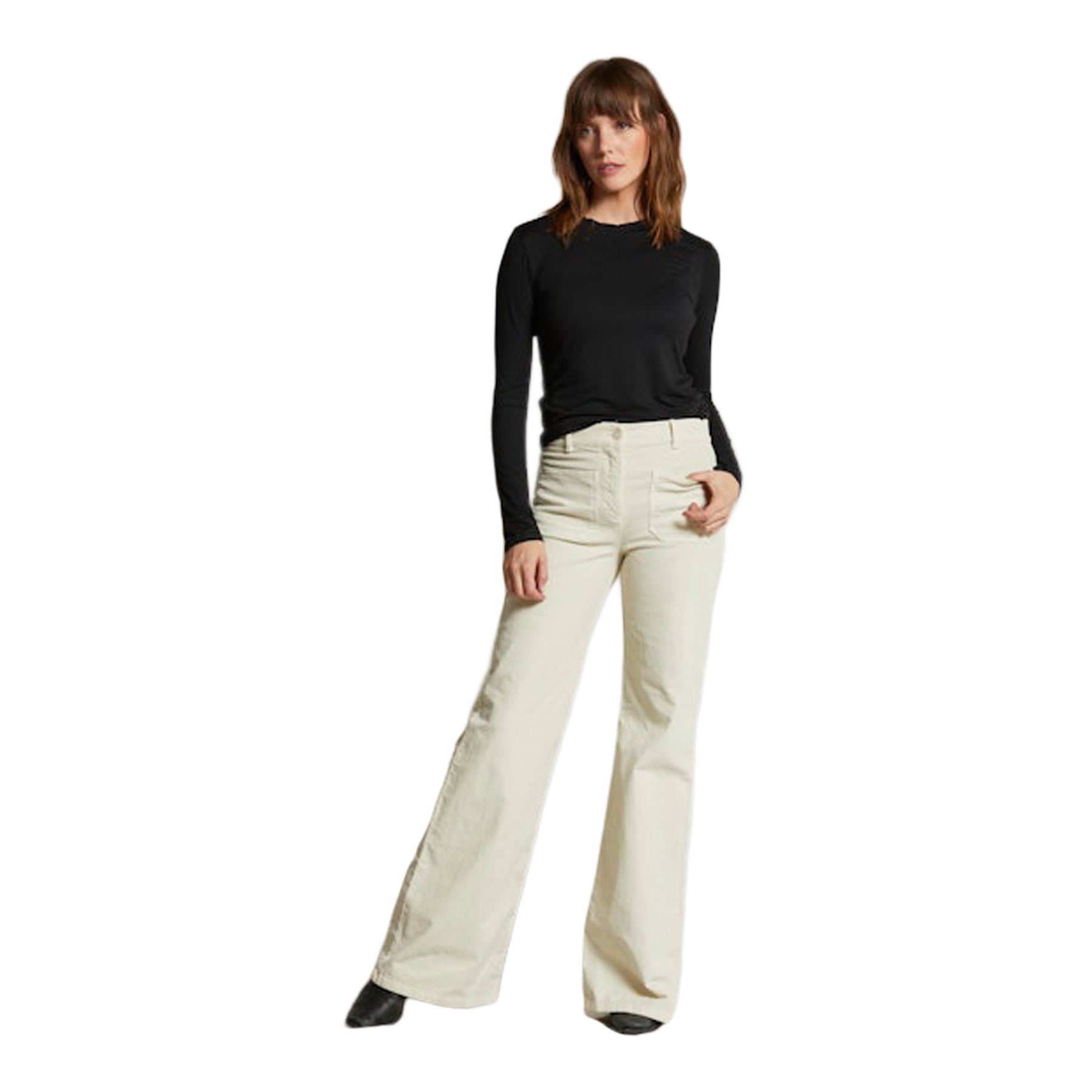 Dionne Long Sleeve Baby Tee - Denny's