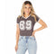 89 V-Neck Baby Tee - Denny's