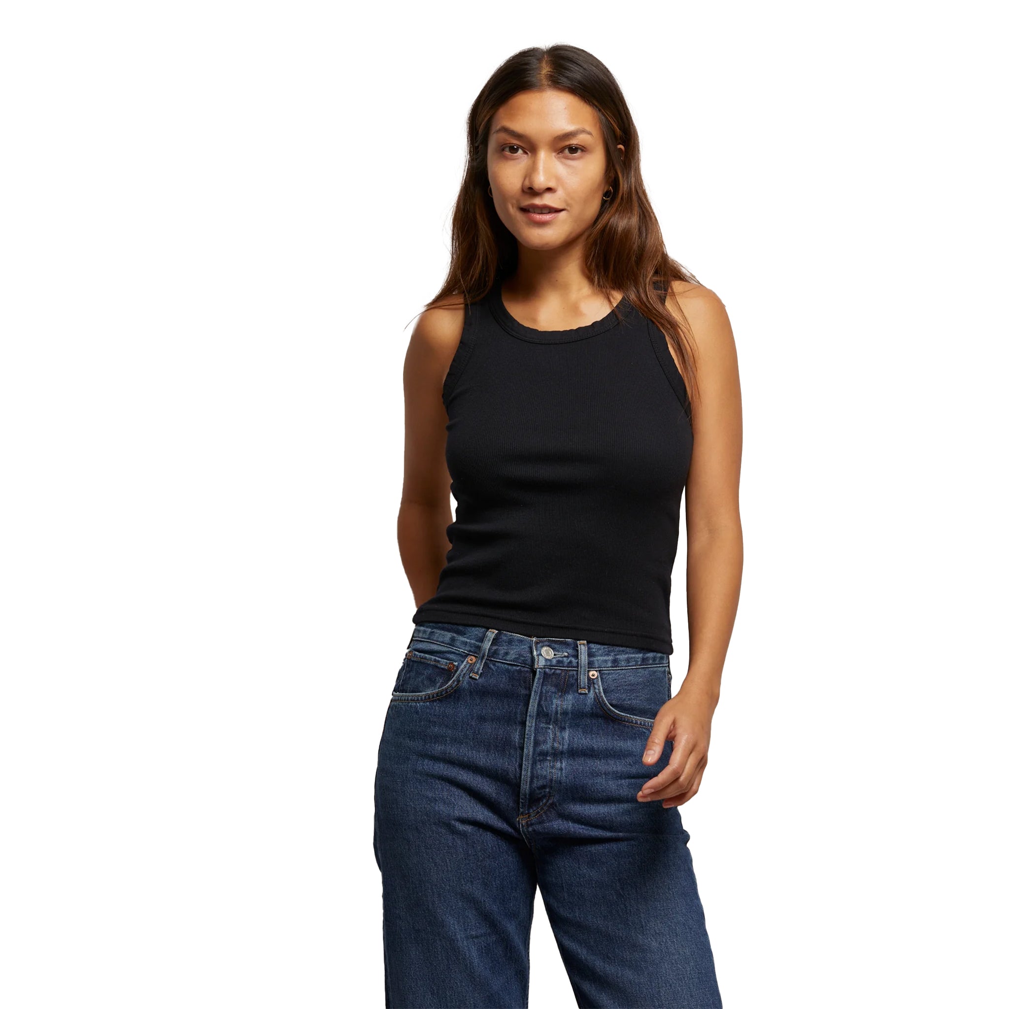 Elle Ribbed Tank - Denny's