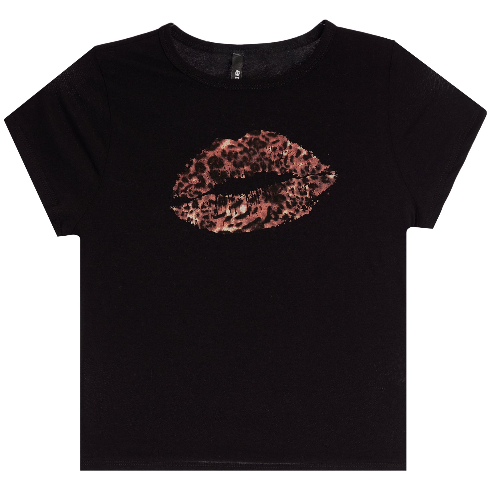 Leopard Lips Short Sleeve Tee - Denny's
