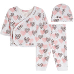 3Pc Leopard Hearts Take Home Outfit - Denny's