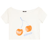 Big Cherie Off Shoulder Tee