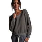 Zuri Reverse Fleece VNeck