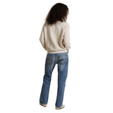 Zuri Reverse Fleece V-Neck