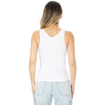 Double Lined V-Neck Tank - Denny's