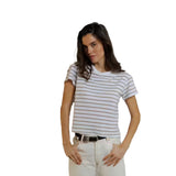 Everett Stripe Boxy Crew