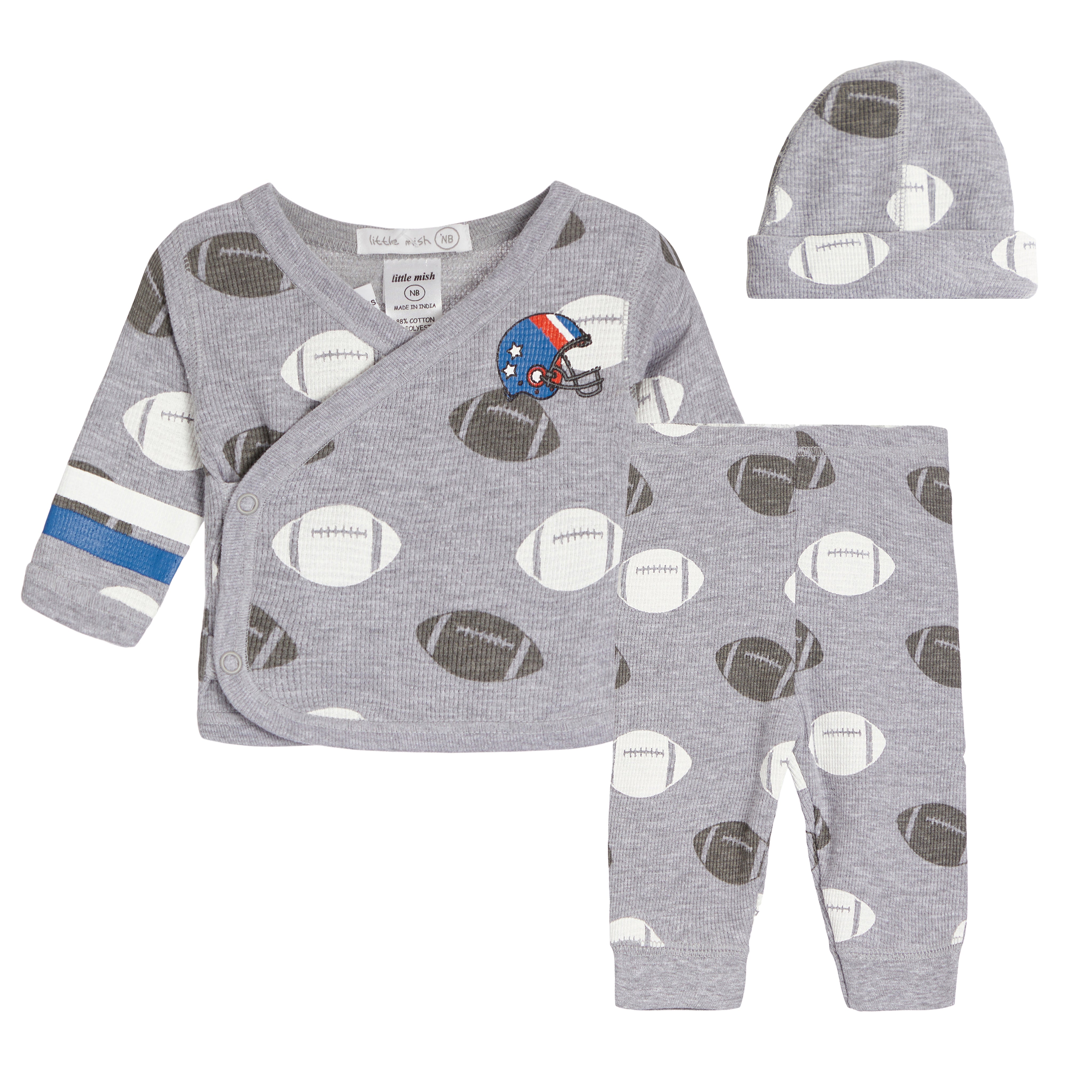 3pc Football Take Home Set - Denny's