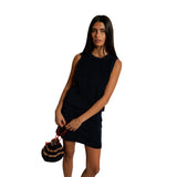 Esther Loop Terry High Neck Tank