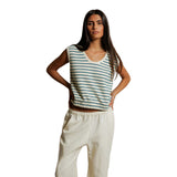 Joy Stripe French Terry Tank