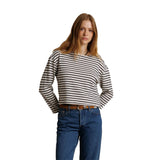 Jenna Stripe Long Sleeve Boatneck