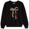 Leopard Bow Sweatshirt - Denny's