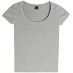 Ribbed Scoop Tee - Denny's