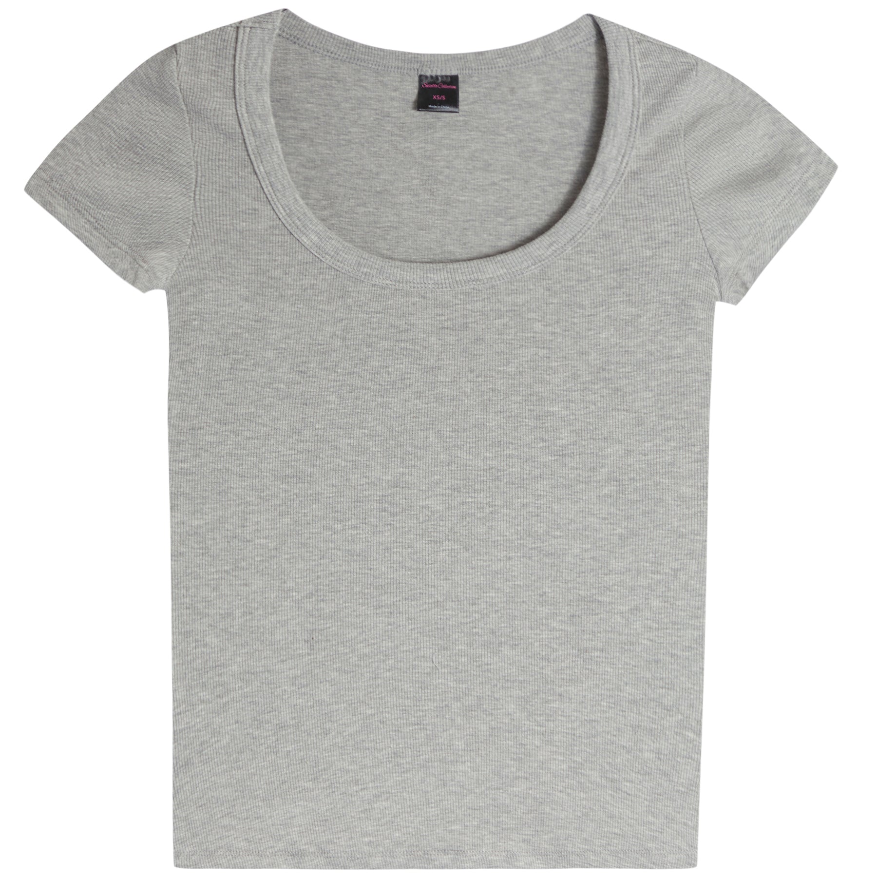 Ribbed Scoop Tee - Denny's