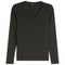 Long Sleeve Ribbed Scoop Neck - Denny's