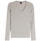 Long Sleeve Ribbed Scoop Neck - Denny's