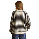 Stripe Crew Sweatshirt