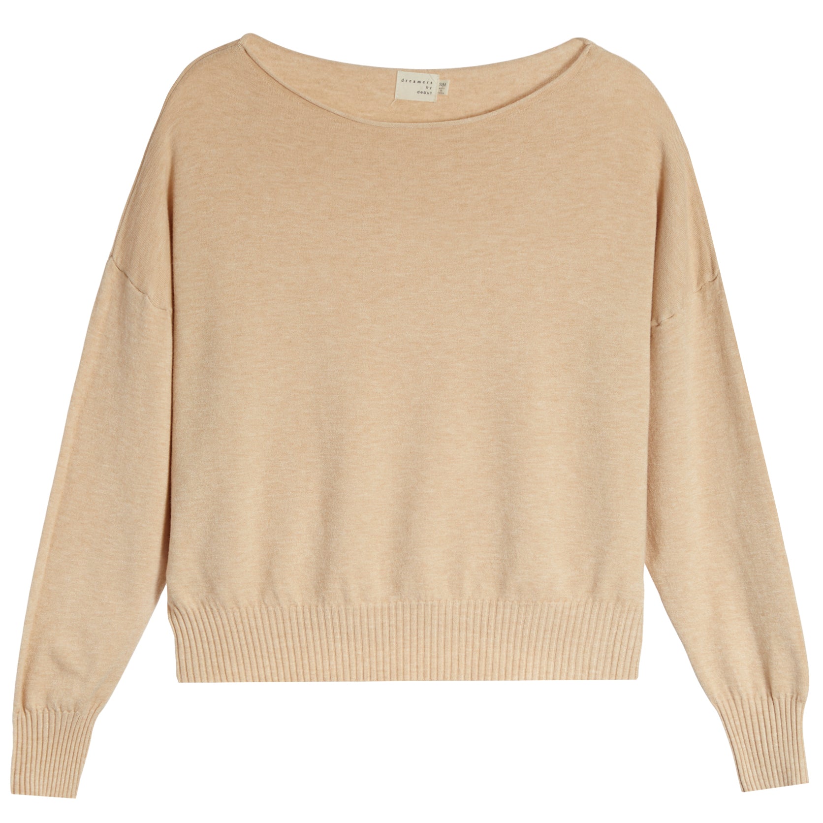 Solid Boat Neck Sweater - Denny's