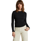 Emma Luxe Rib Baby Tee - Denny's