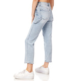 High Rise Utility Crop Straight Leg - Denny's