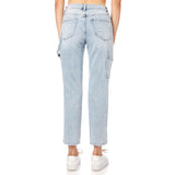 High Rise Utility Crop Straight Leg - Denny's